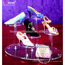 Save Your Shipping Cost And Protect Your Purchase High Heels Shoe Counter Retail Acrylic Display Stands